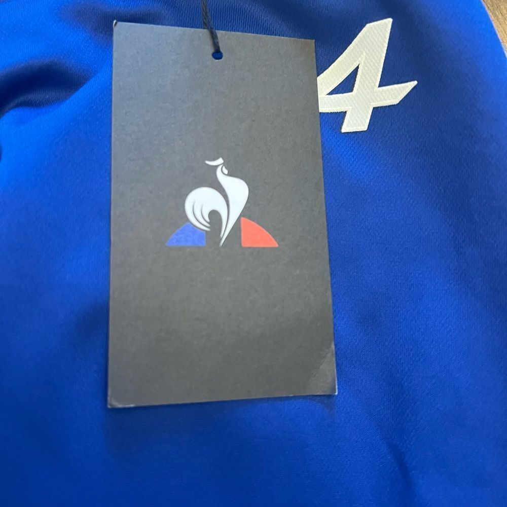 Le Coq Sportif Men's Alpine F1 Blue Racing Alonso Jersey. Size XL. NWT. - Picture 8 of 11
